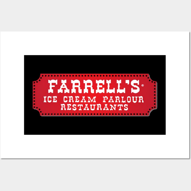 Farrell's Ice Cream Parlour Vintage Retro Wall Art by Ghost Of A Chance 